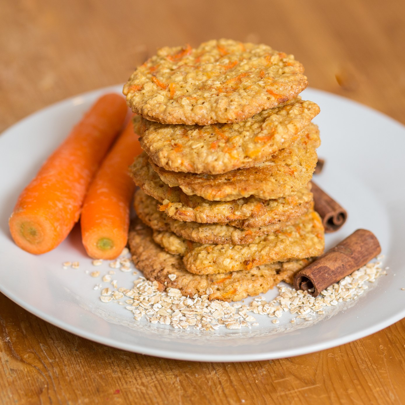 Carrot Date and Oat Biscuits