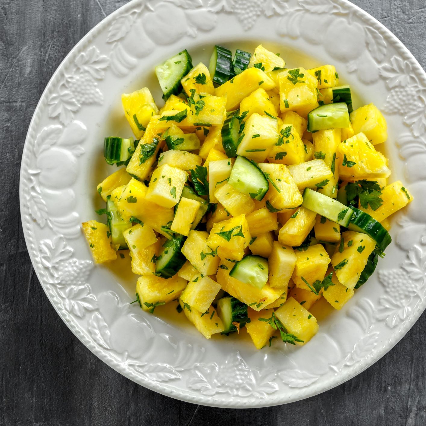 Spicy Cucumber and Pineapple Salad | qcwacountrykitchens.com.au
